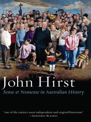cover image of Sense and Nonsense in Australian History